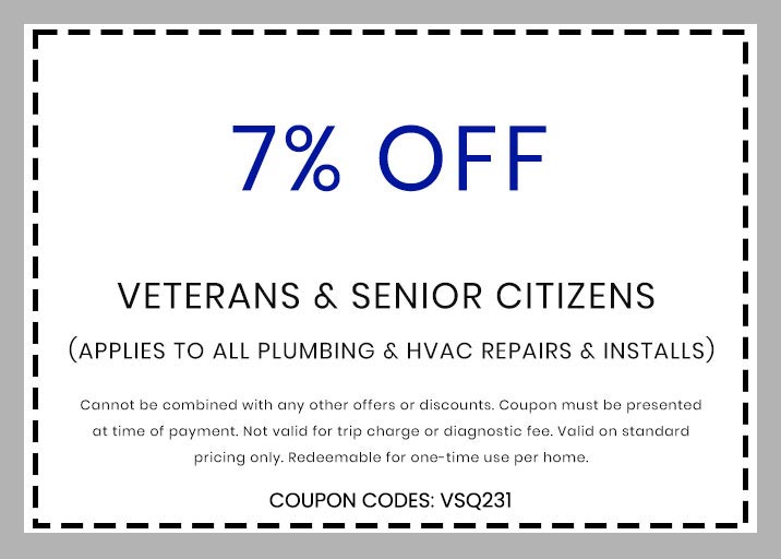 Discounts for Veterans & Senior Citizens