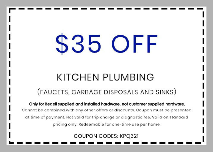 Discounts on Kitchen Plumbing